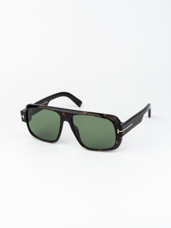 Tom Ford TURNER Women Sunglasses Havana Green Pilot FT1101 52N NEW AUTHENTIC main image 2